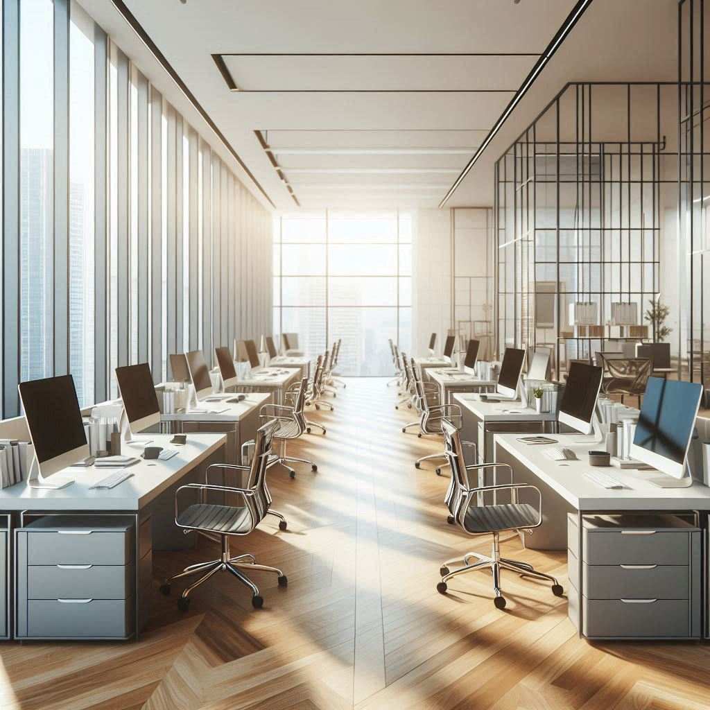 金融服务公司怎样用现场反馈修正办公区局部施工期间的写字楼办公共享办公边界